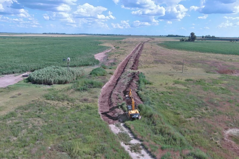 La Carlota: una megaobra de 17 kilómetros de extensión protegerá a la ciudad contra inundaciones