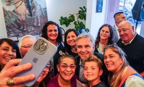 Llaryora finalizó la gira por el departamento Marcos Juárez visitando Guatimozín, Arias y Alejo Ledesma